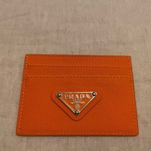 Prada Saffiano Leather Card Holder